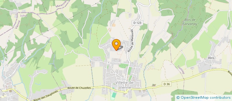 localisation de l'entreprise SCI NKL  VILLETTE-DE-VIENNE