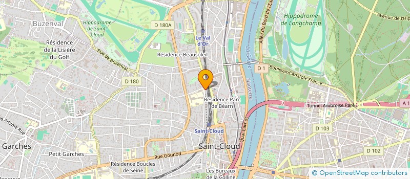 localisation de l'entreprise SCI NL à SAINT CLOUD