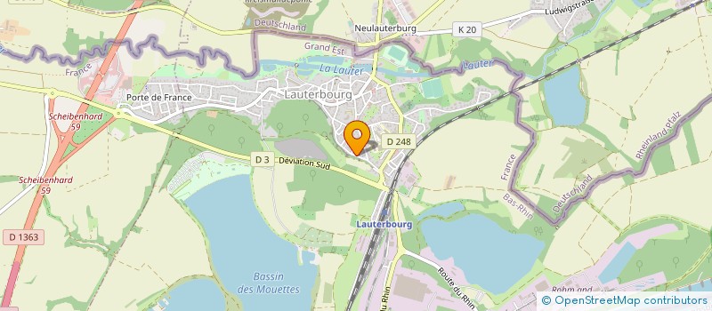 localisation de l'entreprise SCI  NL  NIEDERLAUTERBACH