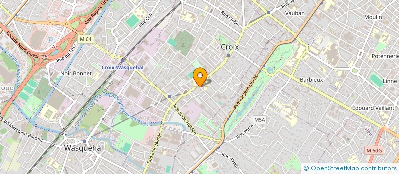 localisation de l'entreprise SCI NL à CROIX