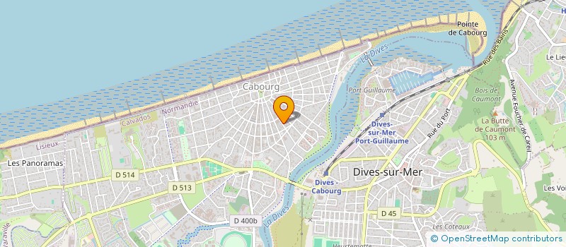 localisation de l'entreprise SCI NL DESSOULLES à CABOURG