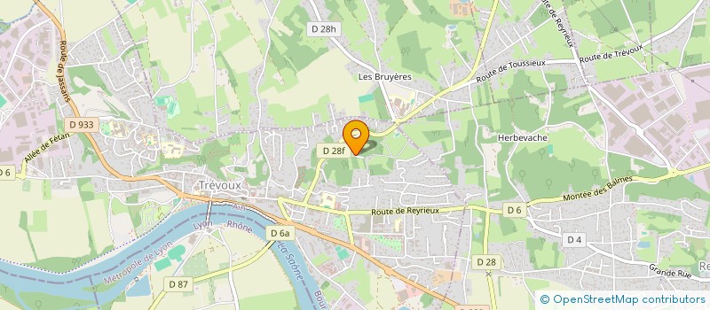 localisation de l'entreprise SCI NL LES KIWIS  TREVOUX