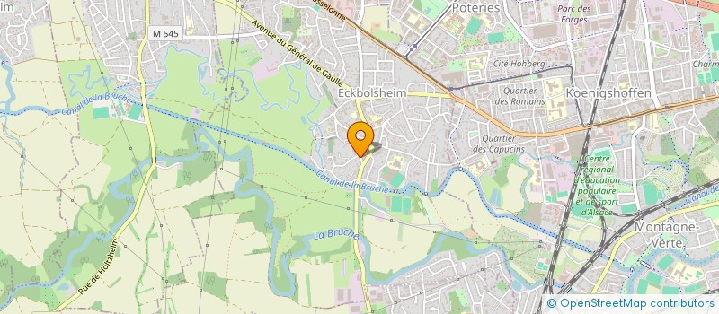 localisation de l'entreprise SCI NL21  STRASBOURG