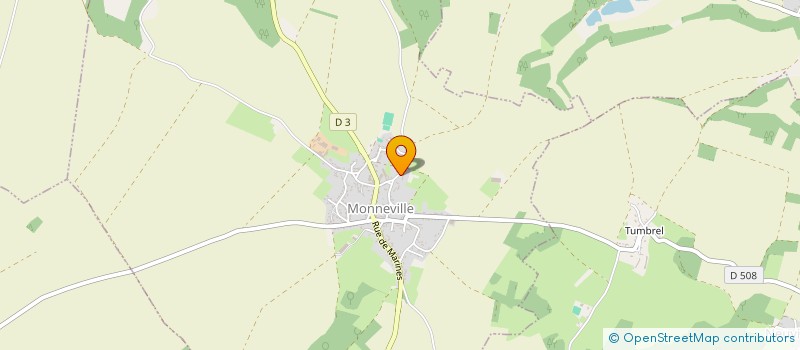 localisation de l'entreprise SCI NL3J  MONNEVILLE