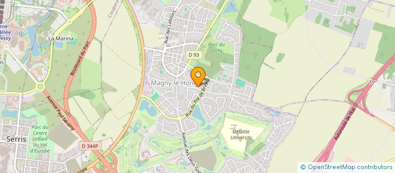 localisation de l'entreprise SCI NLC  SERRIS