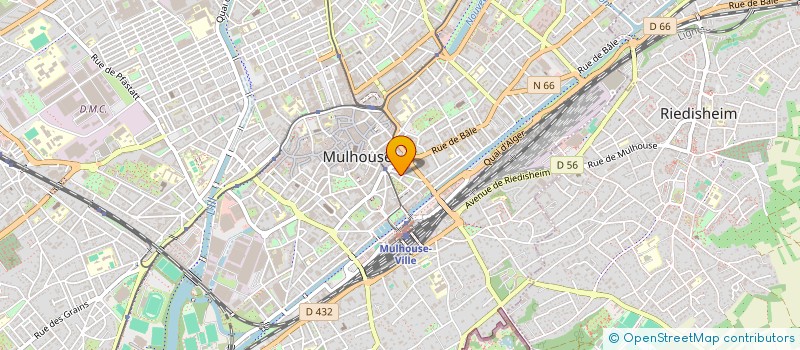 localisation de l'entreprise SCI NLC  MULHOUSE