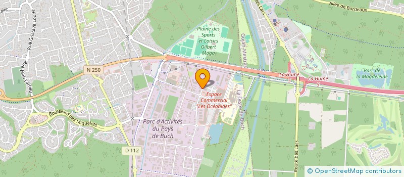 localisation de l'entreprise SCI NLD  LA TESTE-DE-BUCH