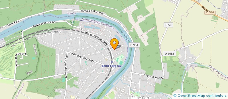 localisation de l'entreprise SCI NLD  SAINT-FARGEAU-PONTHIERRY