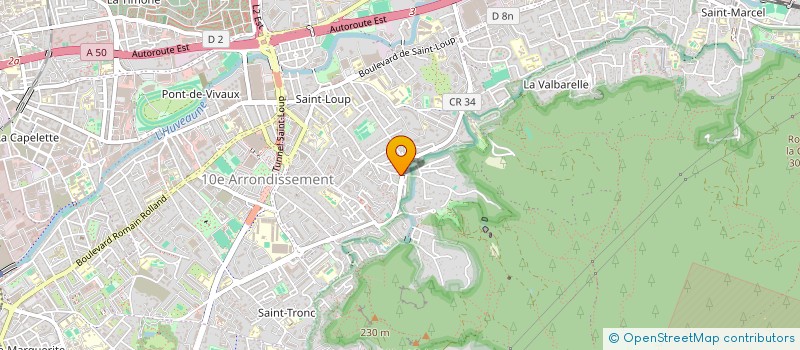 localisation de l'entreprise SCI NLF à MARSEILLE 10EME