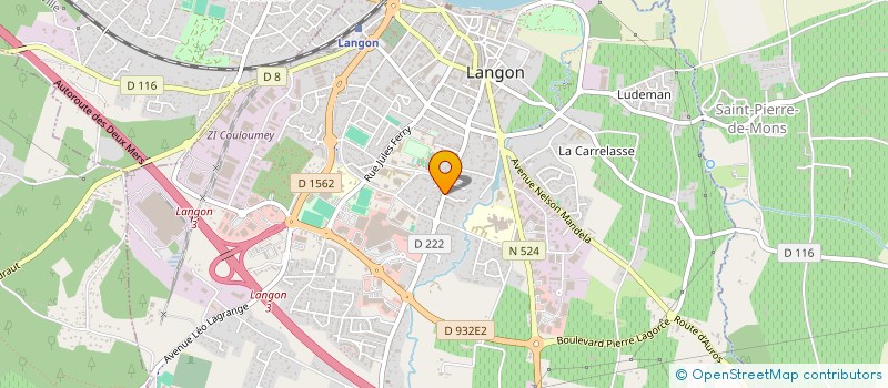 localisation de l'entreprise SCI NLF LES MIMOSAS à LANGON
