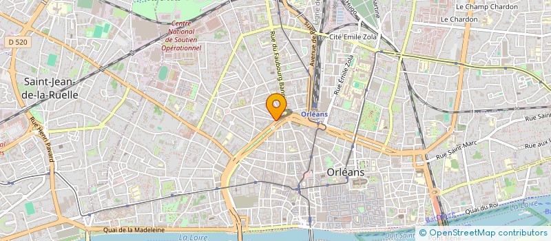 localisation de l'entreprise SCI NLFR  SARAN