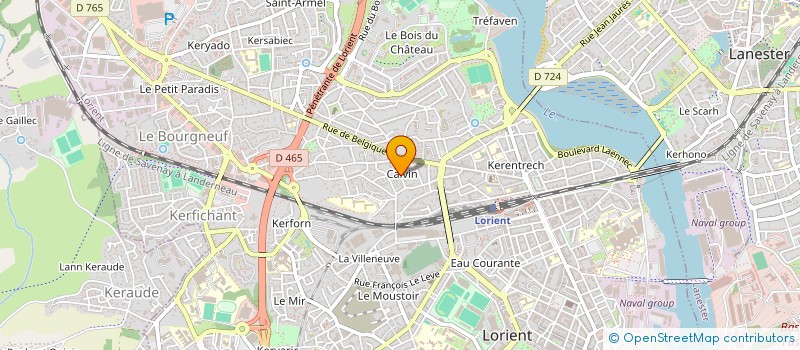 localisation de l'entreprise SCI NLG  LORIENT