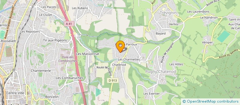 localisation de l'entreprise SCI NLJA  PUGNY-CHATENOD