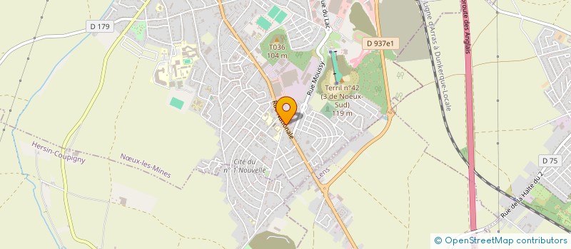 localisation de l'entreprise SCI NLM  NUX-LES-MINES