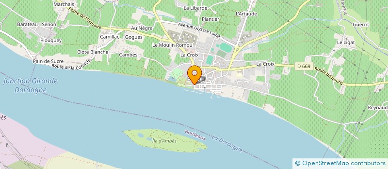 localisation de l'entreprise SCI NLMC à BOURG