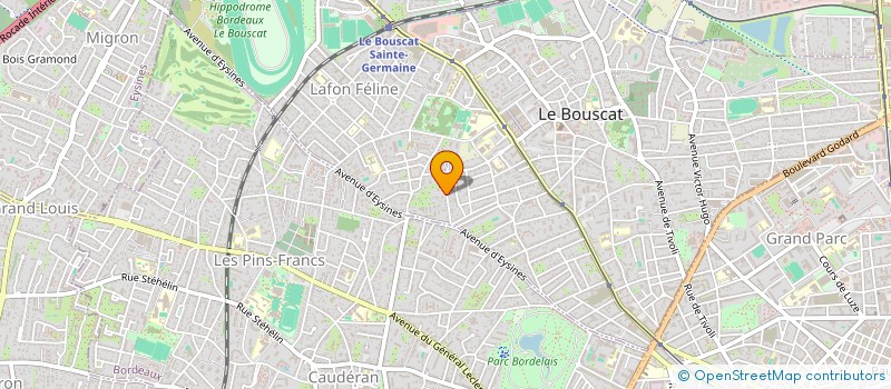 localisation de l'entreprise SCI NLPC  LE BOUSCAT