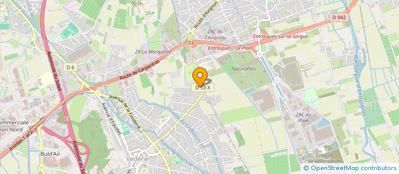 localisation de l'entreprise SCI NLQ  VEDENE