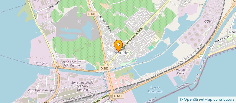 localisation de l'entreprise SCI NM à FRONTIGNAN