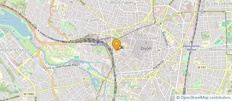 localisation de l'entreprise SCI NM à DIJON