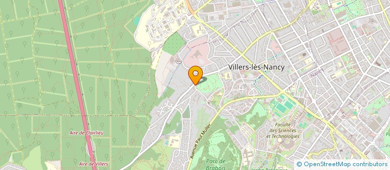 localisation de l'entreprise SCI NM INVEST à VILLERS-LES-NANCY