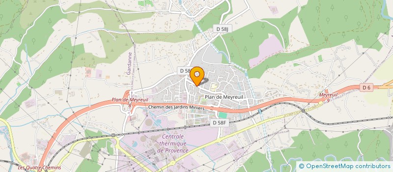 localisation de l'entreprise SCI NM PROVENCE  MEYREUIL