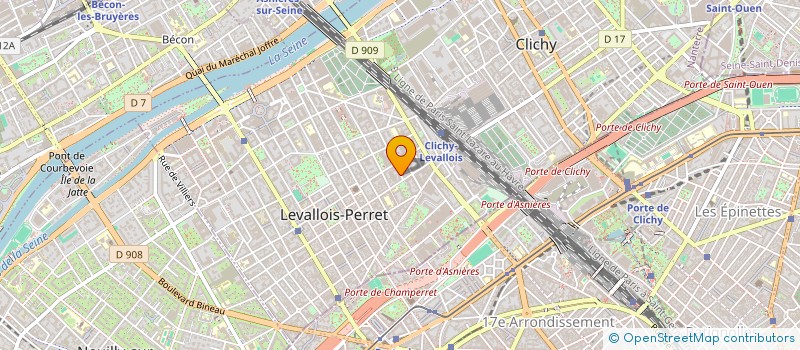 localisation de l'entreprise SCI NM VICTOR HUGO à LEVALLOIS-PERRET