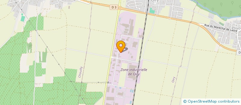 localisation de l'entreprise SCI NM2G  OIRY