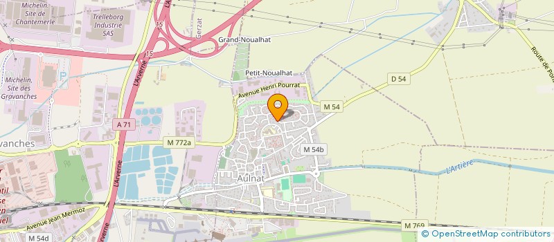 localisation de l'entreprise SCI NMB  AULNAT