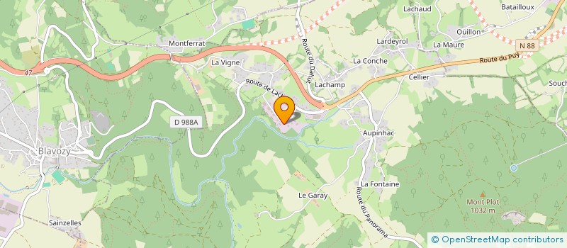 localisation de l'entreprise SCI NMBF  SAINT-PIERRE-EYNAC