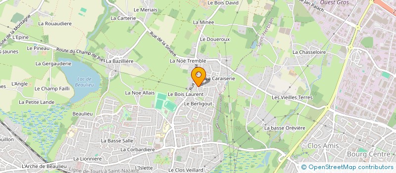 localisation de l'entreprise SCI NMC à COUERON