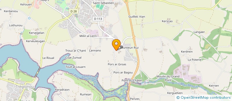 localisation de l'entreprise SCI NMC  LANNILIS