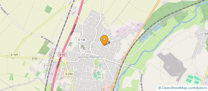 localisation de l'entreprise SCI NMDV  JAUNAY-MARIGNY