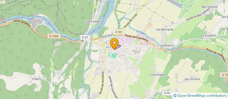 localisation de l'entreprise SCI NMJ  YENNE