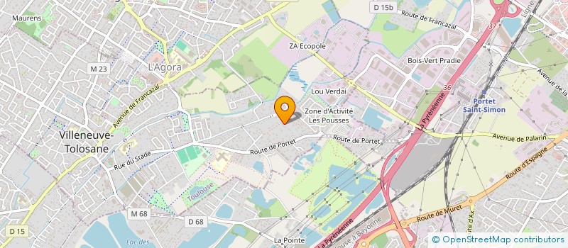 localisation de l'entreprise SCI NML à VILLENEUVE-TOLOSANE