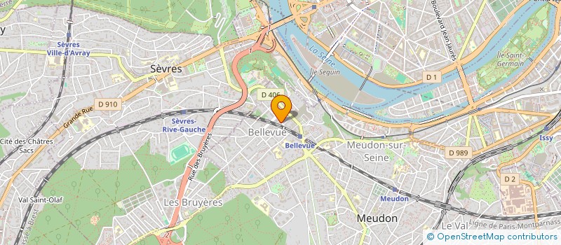 localisation de l'entreprise SCI NMMA à MEUDON