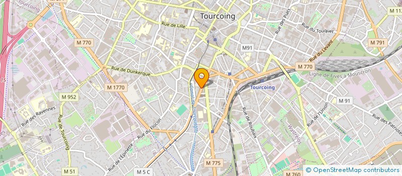 localisation de l'entreprise SCI NMS IMMO  TOURCOING