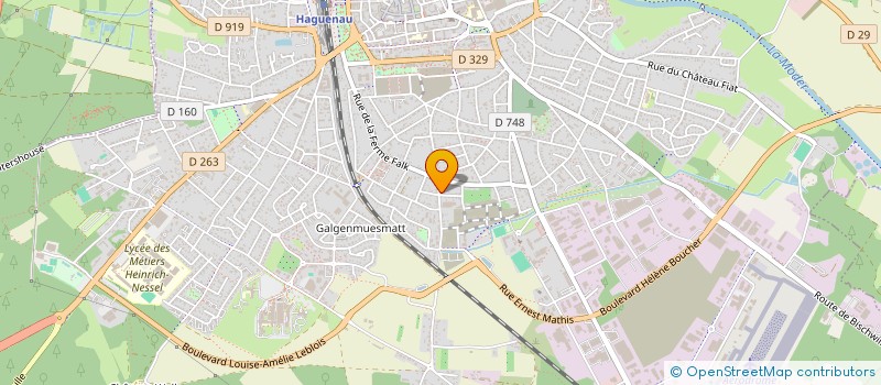 localisation de l'entreprise SCI NMSA  HAGUENAU