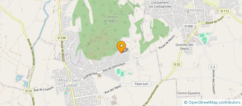 localisation de l'entreprise SCI NMUV  MOURS-SAINT-EUSEBE