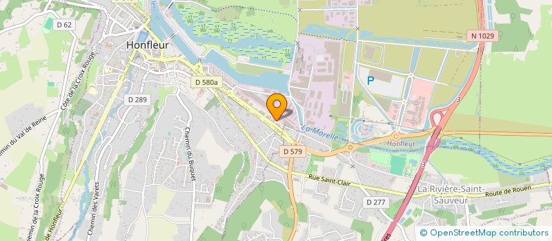localisation de l'entreprise SCI NMV à HONFLEUR
