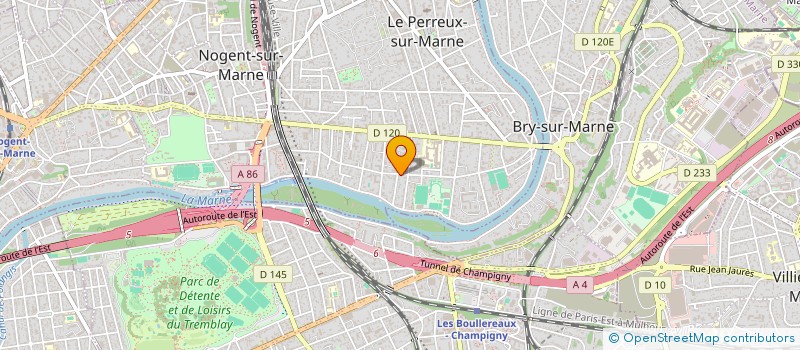 localisation de l'entreprise SCI NN2A  LE PERREUX-SUR-MARNE