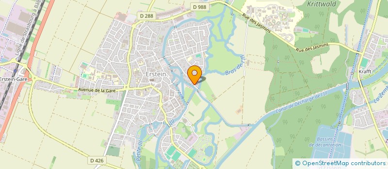 localisation de l'entreprise SCI NNAMLHUR  ERSTEIN