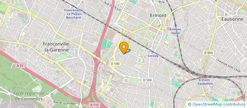 localisation de l'entreprise SCI NNE à ERMONT