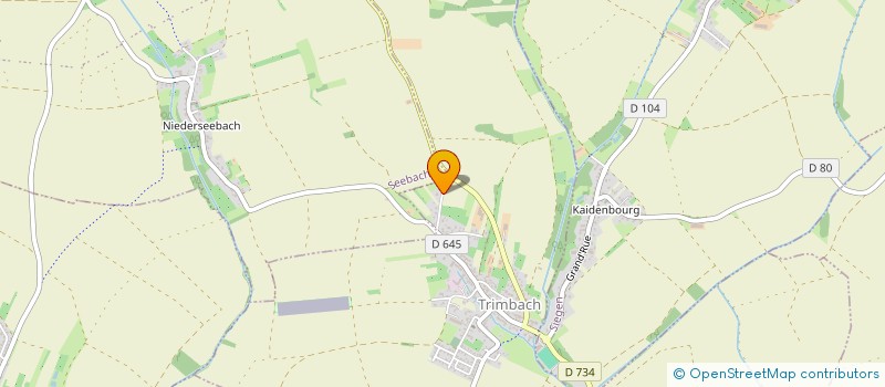 localisation de l'entreprise SCI NO 7  TRIMBACH