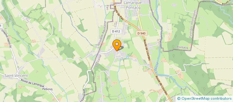 localisation de l'entreprise SCI NO & BI  LAMARQUE-PONTACQ