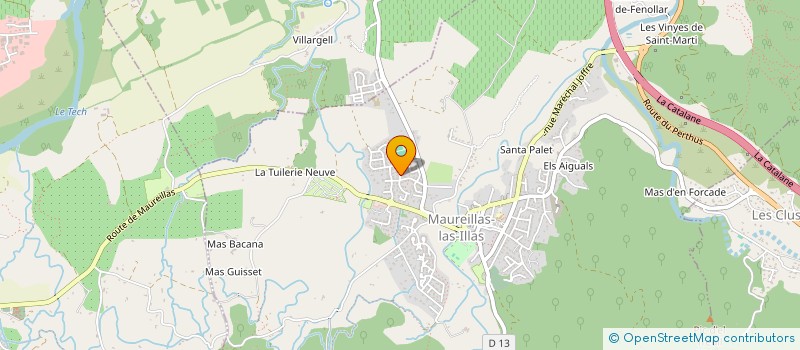 localisation de l'entreprise SCI NO.FA.RE  MAUREILLAS LAS ILLAS