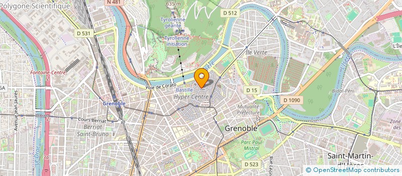 localisation de l'entreprise SCI NO MAN'S LAND  GRENOBLE