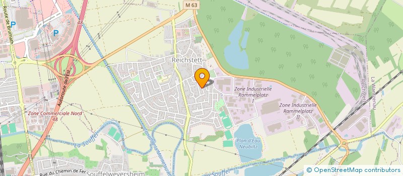 localisation de l'entreprise SCI NO PFATZE 2025  REICHSTETT