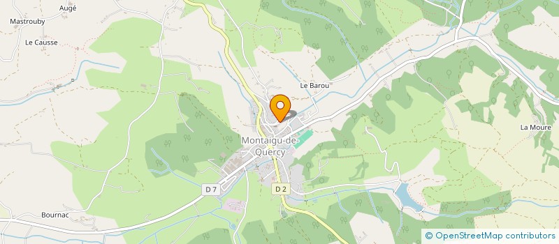 localisation de l'entreprise SCI NO STRESS 47500  MONTAIGU-DE-QUERCY