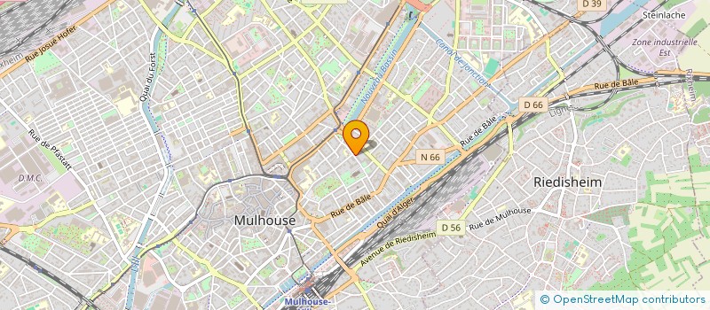 localisation de l'entreprise SCI NO8DO  MULHOUSE