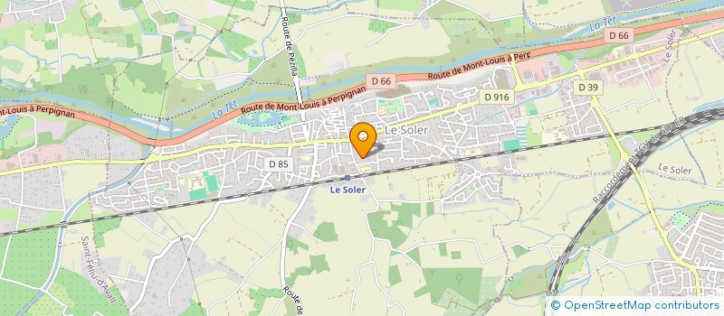 localisation de l'entreprise SCI NOA  LE SOLER